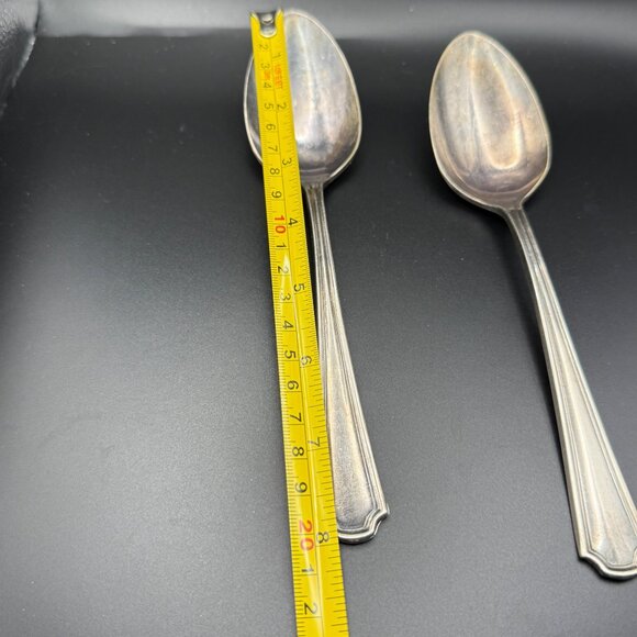 Oneida Silverplate Clairhill-Fairhill Pattern Set of 4 Teaspoons & 2 Tablespoons - Picture 8 of 9